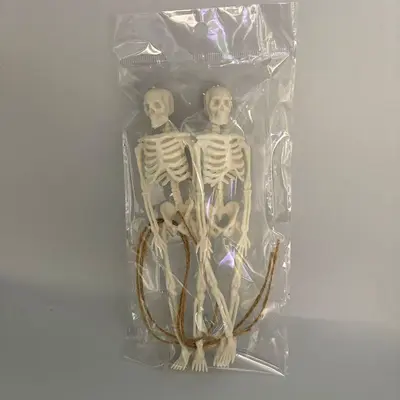 Half-Body Halloween Skeleton Decoration for Party and Escape Room - 9