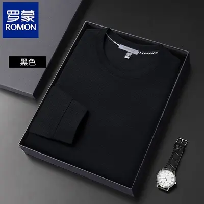 Men's Round Neck Long Sleeve Sweatshirt, Spring 2026 - 9