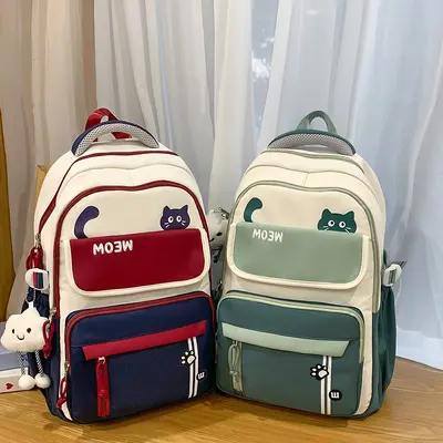 Large-Capacity Backpack for Middle and High School, Computer Compartment - 4