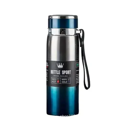 304 Paslanmaz Çelik Termos Bardak, 500 ml Büyük Hacim, Askılı Seyahat - 6