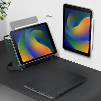 Magnetic iPad Case for 2022 Models, 10th Gen, 10.9 and 11 inch, Rotating and Detachable - 7