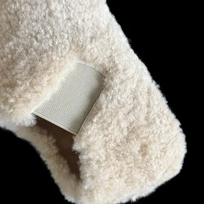 Women's Thick Fluffy Cotton Slippers, Winter, Inner Height-Increasing, WQ100