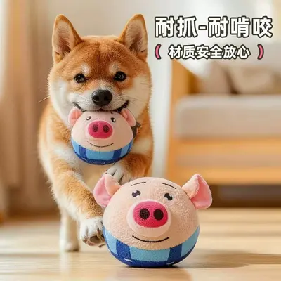 Electric Bouncing Ball Dog Toy with Sound - Durable - 3