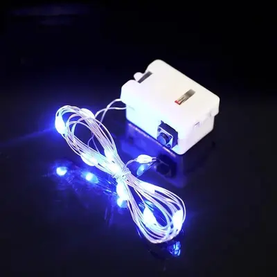 LED-Weihnachtslichterkette mit Batteriefach - 12