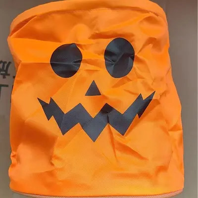 Halloween Pumpkin Candy Bucket, Lantern Handbag Style, Custom Design - 12