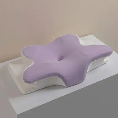 Yavaş Geri Dönüşlü Kelebek Şekilli Boyun Koruyucu Bellek Köpüklü Uyku Yastığı Ergonomik Servikal Omurga Yastığı Bellek Yastığı Yan Uyku Toptan - 10
