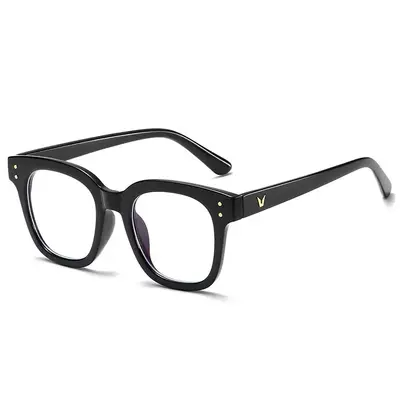 Retro Anti-Blue Light Glasses, Unisex Fashion Frame, Ready Myopia Lenses