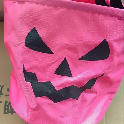 Halloween Pumpkin Candy Bucket, Lantern Handbag Style, Custom Design - 11