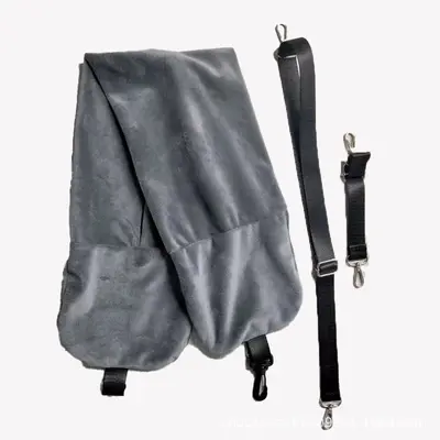 Yeni seyahat başlığı, yumuşak peluş, kıyafetlerle doldurulabilir, bagaj yastık kılıfı, dış mekan çok fonksiyonlu U şeklinde taşınabilir başlık - 9