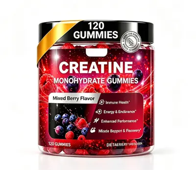 跨境亚马逊TK虾皮肌酸软糖运动前补剂Creatine Gummies功能性软糖 - 7