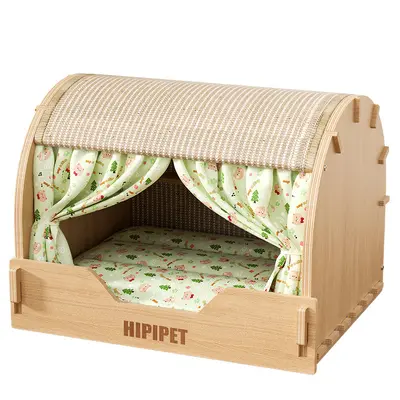 Sisal Drawer Cat Scratcher with House-Shaped Cat Bed, Durable - 5