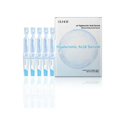 OUHOE Hyaluronic Acid Moisturizing Face Serum for Smooth, Elastic Skin