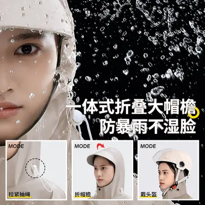 Electric vehicle raincoat single-person, full-body protection - 5