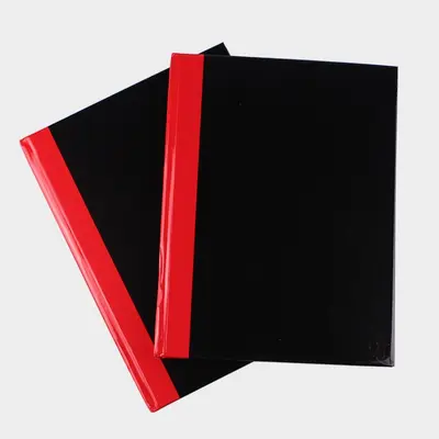 Hengfeng 24K A5 Notizbuch mit schwarzen Seiten, Hardcover, 40 oder 80 Seiten