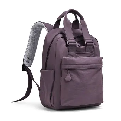 Women's 2025 Solid Color Travel Backpack, Lightweight, Large Capacity - 6