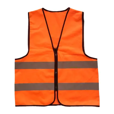 Multicolor Reflective Safety Vest, Two Horizontal Zippers, Breathable