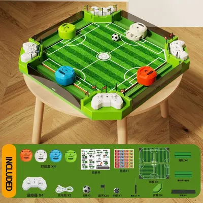Large Tabletop Foosball Table, Multiplayer Parent-Child Battle Game - 7