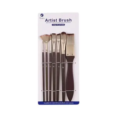 High-elastic nylon brush set for watercolor oil acrylic painting - 7
