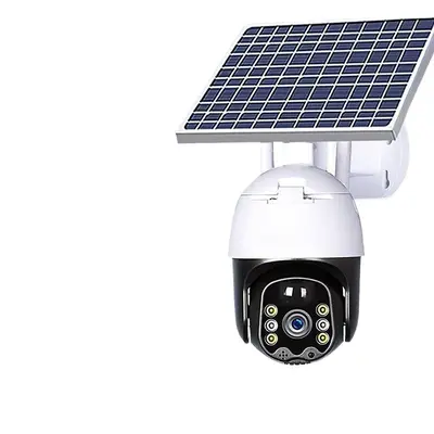 Solar-Überwachungskamera 360°, Farbnachtsicht, wasserdicht - 5