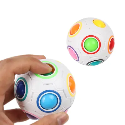 Regenbogen-Stressball für Kinder und Erwachsene - 6