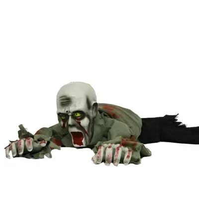Halloween Motion-Sensor Electric Crawling Ghost Decoration