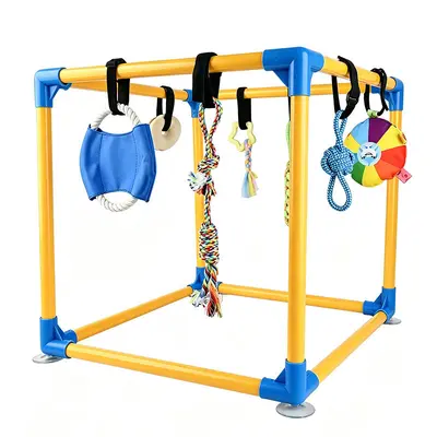 Cat Toy Stand with Hanging Toys, Scratch and Bite Resistant - 6