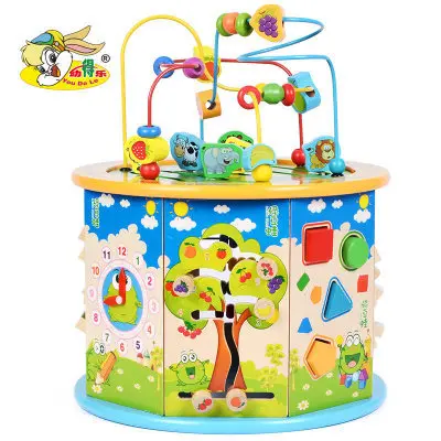 Multifunctional Bead Maze Early Education Toy, Ages 1-2 - 9