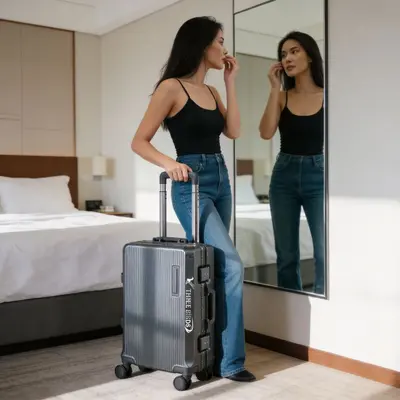 Durable 24-Inch Large-Capacity Trolley Suitcase - 3