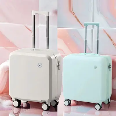 18 and 20 inch student rolling suitcase with lock