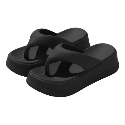Damen-Flip-Flops mit dicker Sohle, rutschfeste weiche Sohle, Strandsandalen - 7