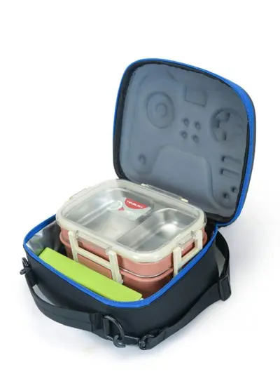 Schüler-Rucksackset aus drei Teilen mit isolierter, wasserdichter Lunchbox - 4