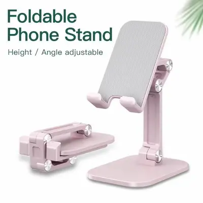 Klappbarer Schreibtisch-Handy- und Tablet-Halter - 11