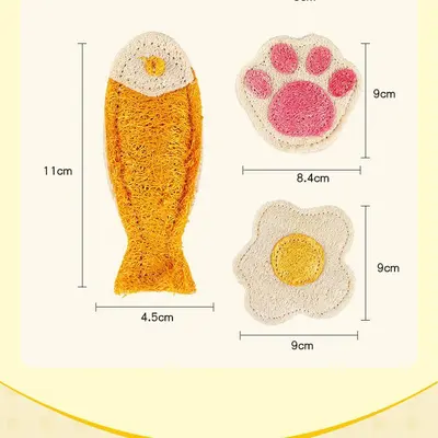 Lif Sünger Kedi Oyuncağı, Kedi Naneli, Diş Temizleme ve Kaşıma - 6