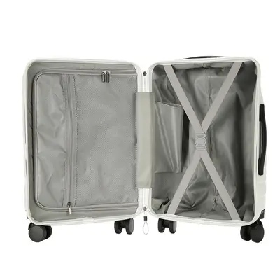 Ultra-Lightweight Front-Opening Carry-On Suitcase with Combination Lock - 4