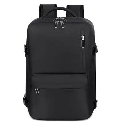Multifunctional Large Capacity Laptop Backpack, Solid Color - 7