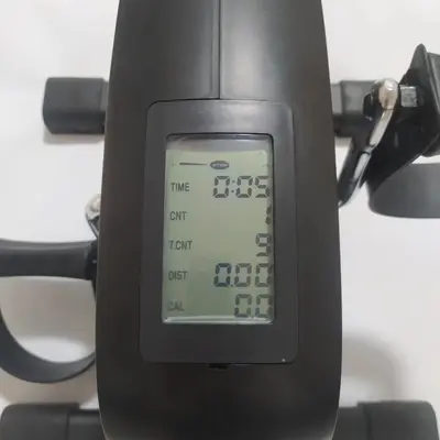 Mini Indoor Exercise Bike, Upper and Lower Limb Trainer, Black