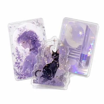 Custom PET PVC Die-Cut HD Printed Anime Merchandise Card