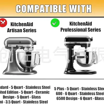 KitchenAid stand mikser kase yükseltici, KV25GOX modeline uyumlu