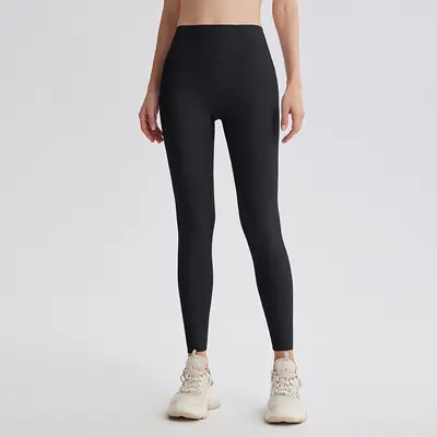 Caijue Upgraded 6th Gen Double-Sided Brushed Shark Pants High-Waist Bare-Feel Yoga Wear Running Fitness Pants Butt-Lifting Yoga Leggings - 9