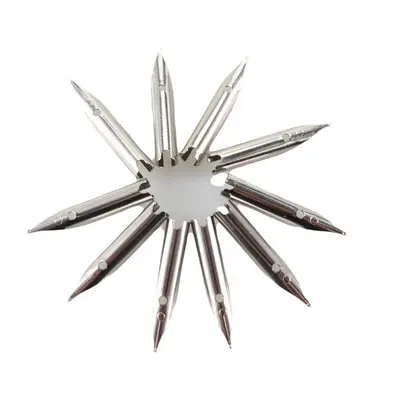 Fountain Pen Nib 0.38/0.5 mm Ergonomic Replacement, F and EF Nib