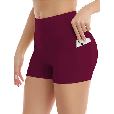 Pocket Three-Quarter Yoga Leggings, Thin Summer Style, High Waist, Anti-Sheer - 6