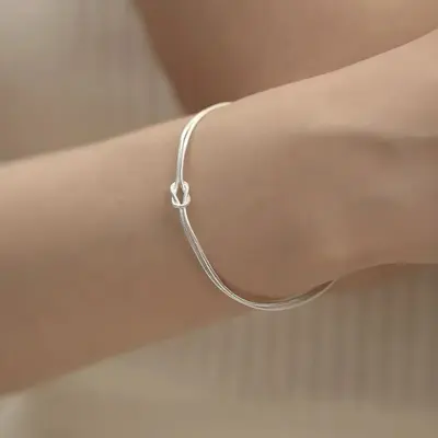 Damen-Armband aus 925er Silber mit Perlen, Luxus - 8