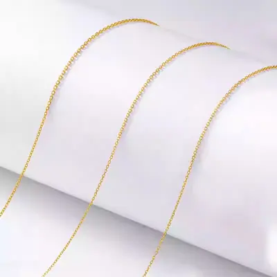 S999 Silberhalskette Kreuzanhänger Schlüsselbein - 8