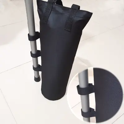 Dış mekan çadır kum torbaları, rüzgar geçirmez taban, reklam sabit kum torbaları, şemsiye kum torbaları, çökme önleyici sabit kum torbaları