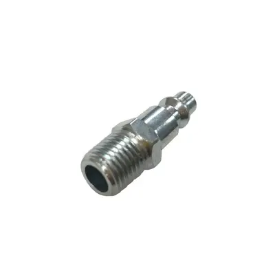 American 1/4 NPT Quick Connect External Thread Fitting, Galvanized Iron