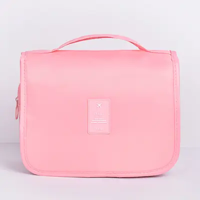 New Korean Style Waterproof Travel Large Capacity Cosmetic Bag, Portable Business Trip Bag Unisex Hook Makeup Bag - 8