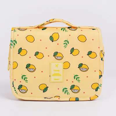 New Korean Style Waterproof Travel Large Capacity Cosmetic Bag, Portable Business Trip Bag Unisex Hook Makeup Bag - 13