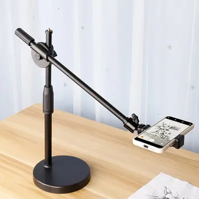 Desktop professional photography fill light live streaming online class Douyin food anti-shake pole internet celebrity selfie mobile phone aerial shooting bracket - 7