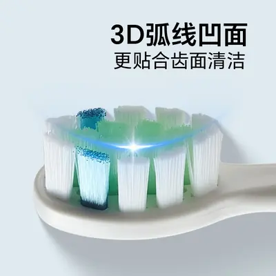 Miomi Smart Sonic Electric Toothbrush with 360° Soft Bristle Replacement Heads - 4