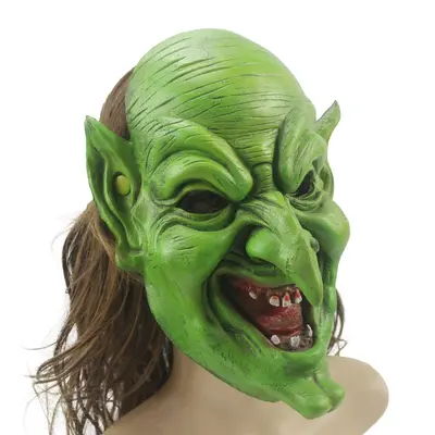 Witch Mask PU Foam Halloween and Carnival Costume Accessory